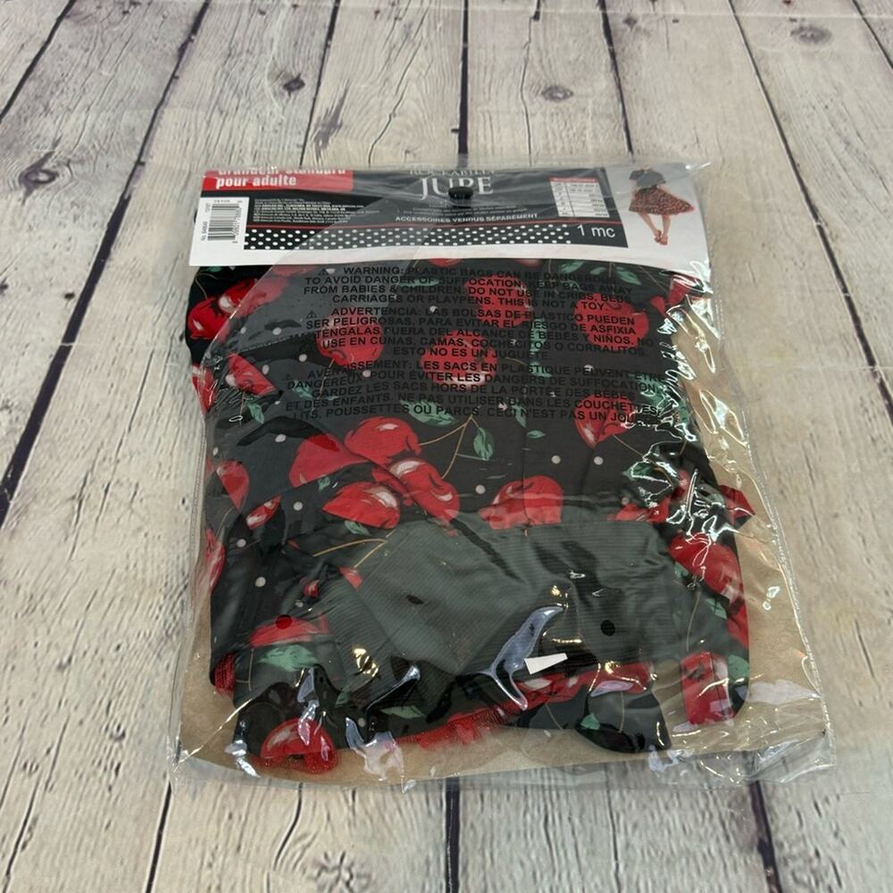 Rockabilly Cherry Pattern Halloween Costume Skirt - Picture 3 of 5